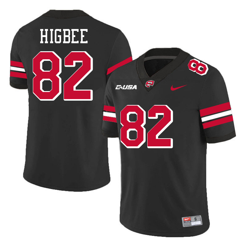 Tyler Higbee WKU Jersey,Western Kentucky Hilltoppers #82 Tyler Higbee Jersey Youth-Black